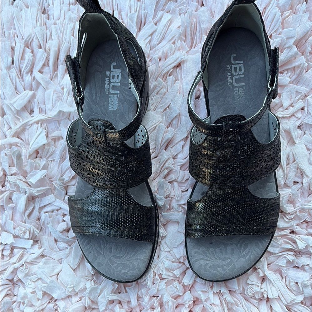 JBU Women's Elegant Black Sandals